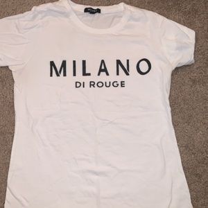 Milano Di Rouge signature tee